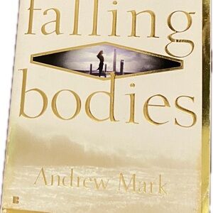 Andrew Marc Cream and Gold 'Falling Bodies' Decorative Coffee Table Book